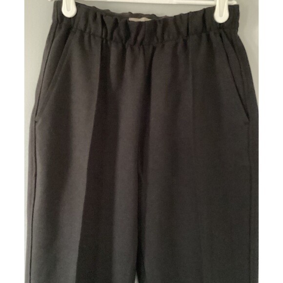 Everlane The Dream Pant Black Knit Trouser Pants Pull On Women’s Size XXS NWT - Picture 9 of 14